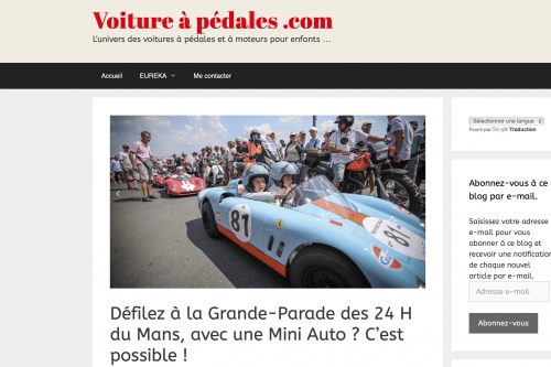 VOITURE A PÉDLAE